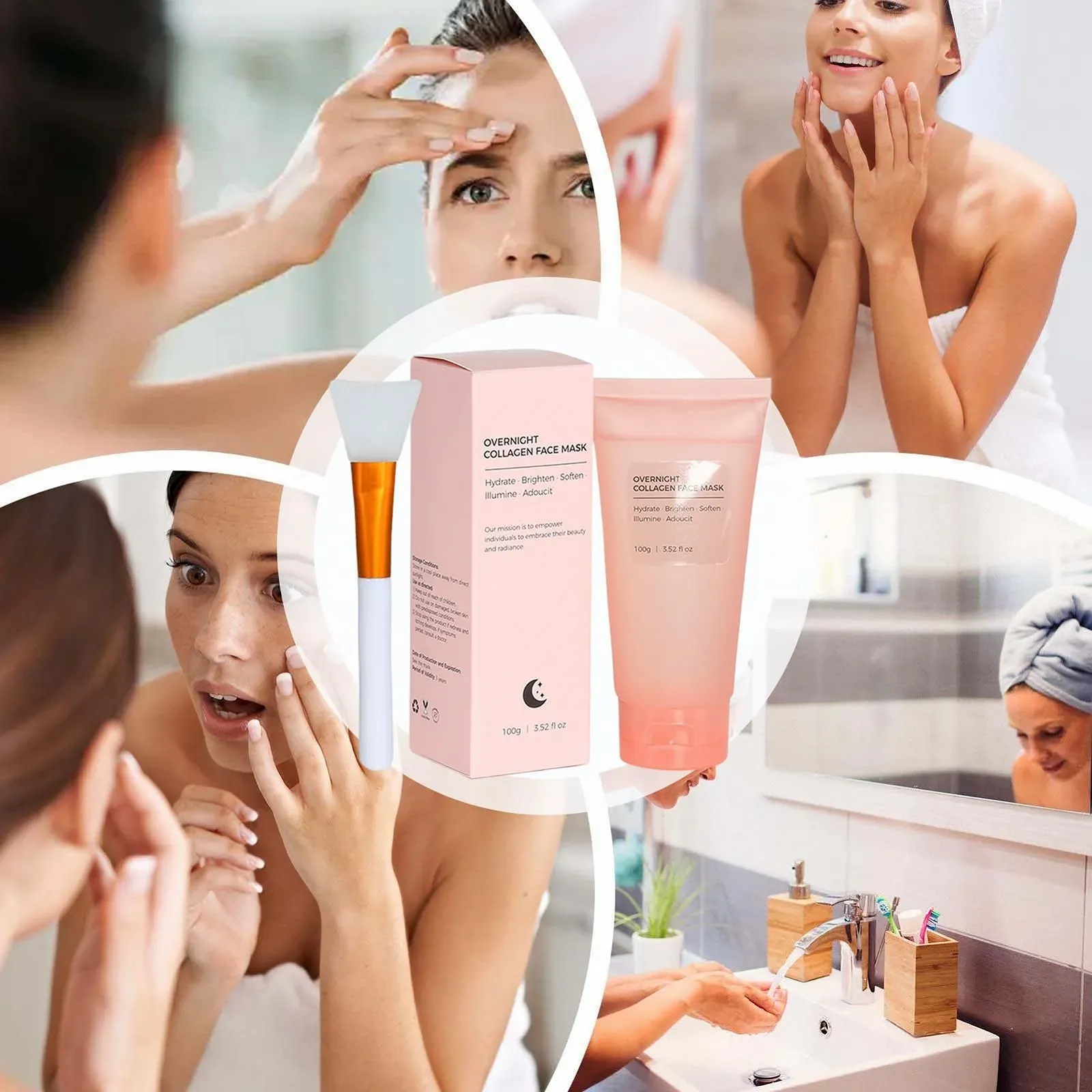 Маска для обличчя Uoqpty Peel Off для сну - Зволожуюча маска для обличчя, фото №4 Маска для обличчя Uoqpty Peel Off для сну - Зволожуюча маска для обличчя, фото №4