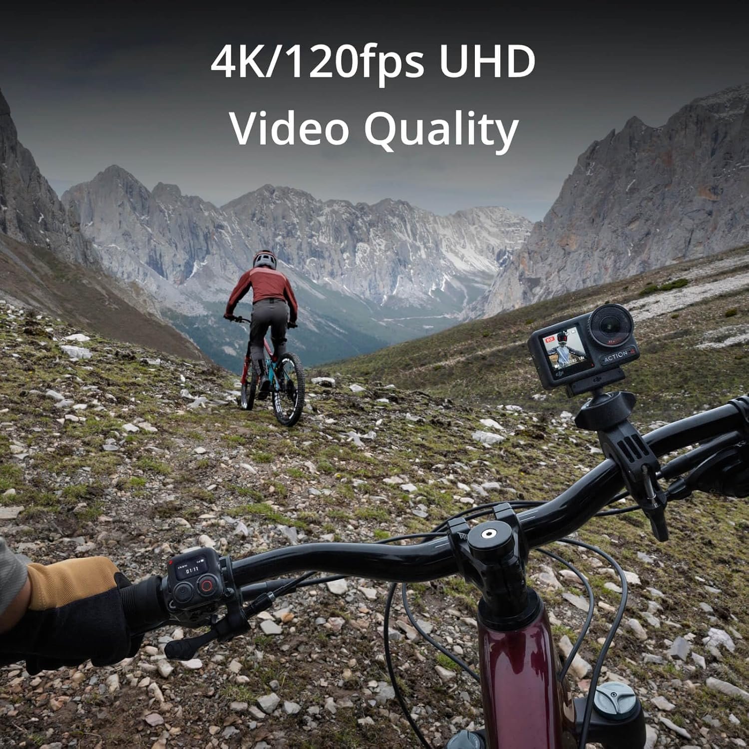 Экшн-камера DJI Osmo Action 4 Standart Combo / 10Мп / 4К / 240fps / Wi-Fi / Bluetooth / Влагозащищенная / Черная (DJIOSMOACT4SCX2OB), фото №6