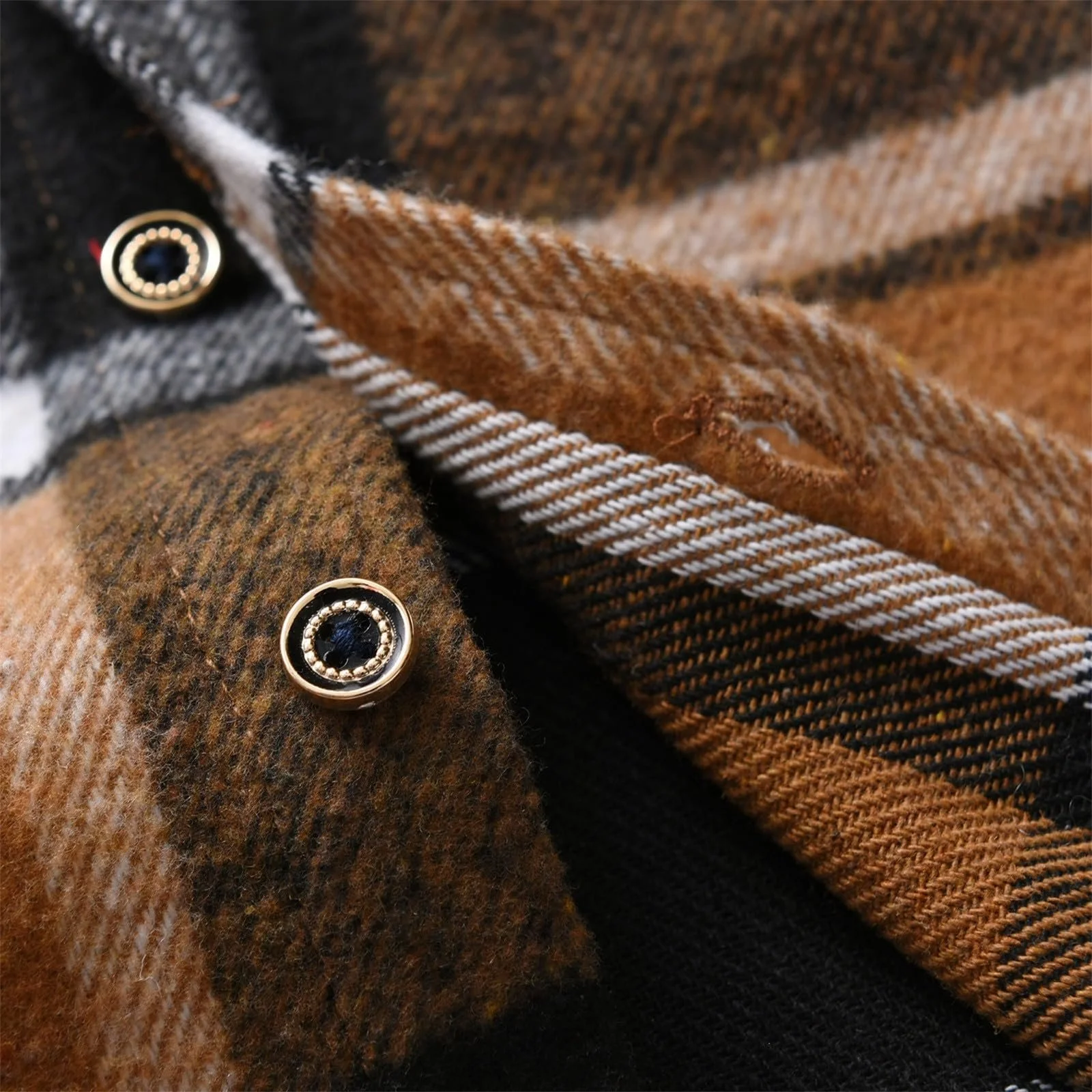 Куртка для хлопчиків Дитяча зимова картата сорочка-пальто, фото №4