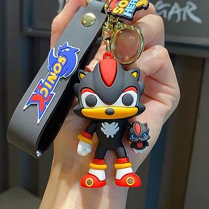 Брелок Супер Соник Шедоу Shadow Sonic игрушка на рюкзак, ключи 6 см - Фото 1