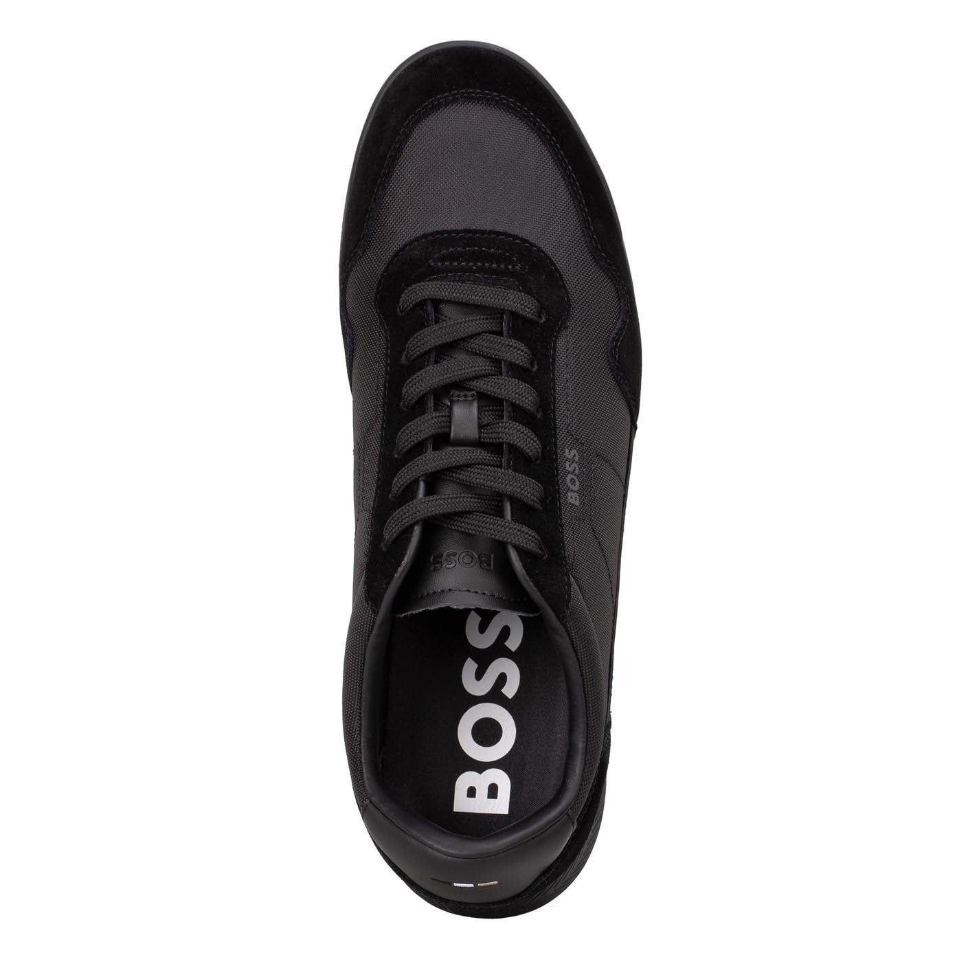 Кросівки BOSS Titanium SL sdtxny з різних матеріалів із замшевими деталями та шнурівкою, фото №5