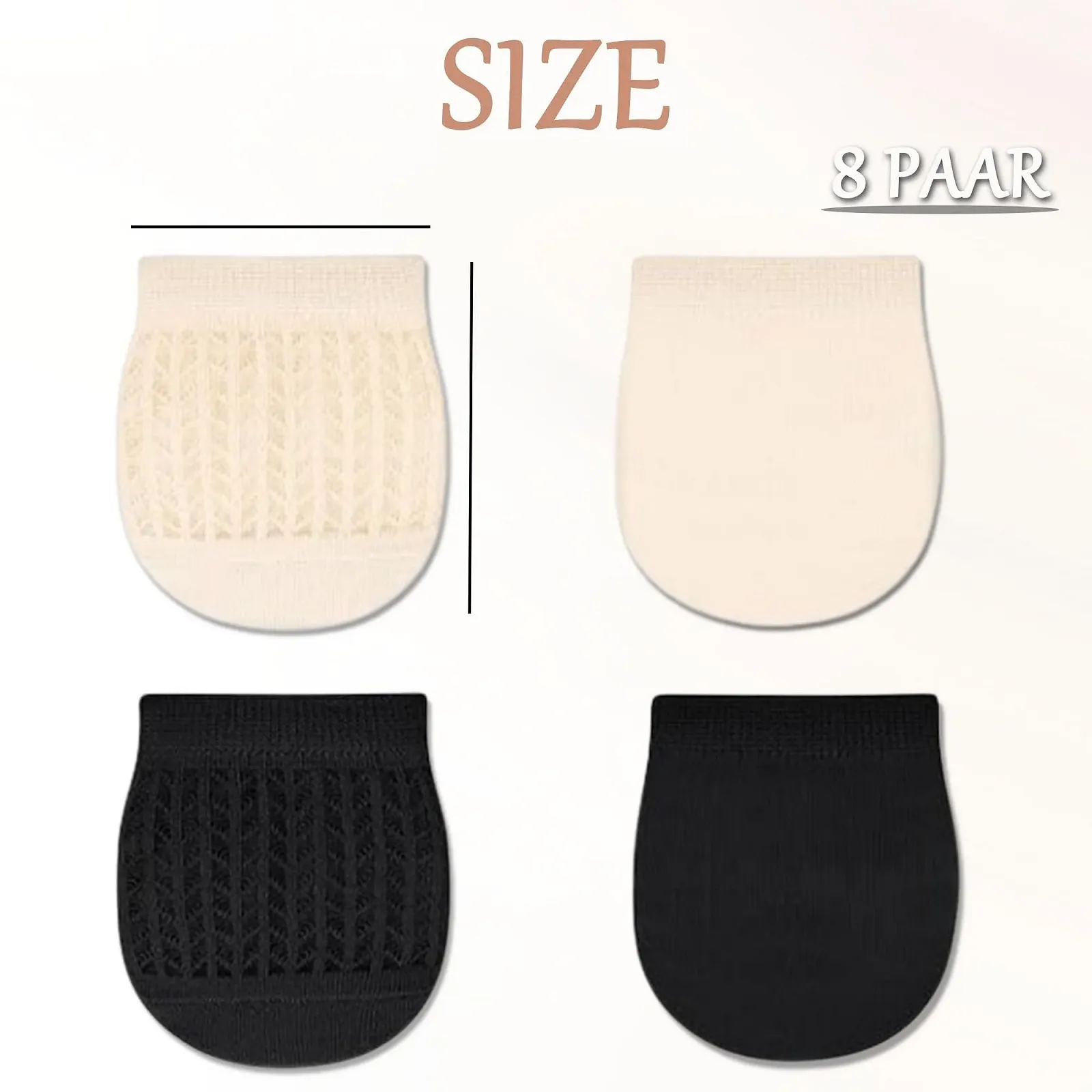 Шкарпетки з пальцями, Бавовняні (8 пар), фото №3