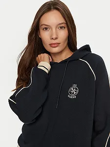 Женское худи Guess - Nia Hoodie Sweatshirt Темно-синий - S synthetic.ua - Фото 1