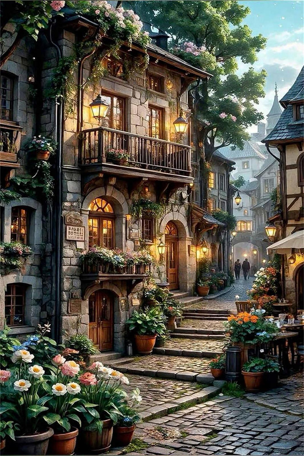 Пазл Городская улица 300 деталей 38 x 26 см, фото №1