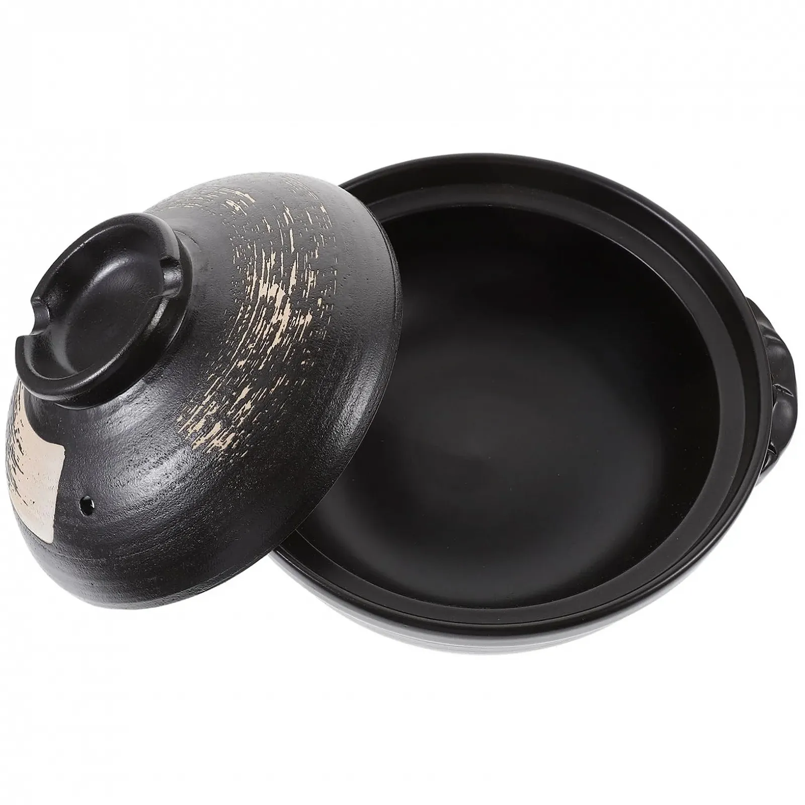 Каструля Sosoport керамічна з кришкою та ручками 900 мл, фото №1