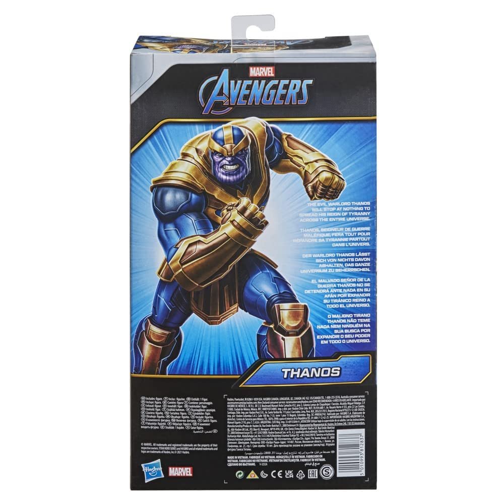 Фігурка Месники Marvel Titan Hero Series Blast Gear Deluxe Танос, синій, 30 см, фото №4