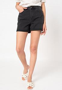 Шорти ONLVEGA LIFE HW MOM SHORTS BJ745 15234370- ONLY Чорний M - Фото 1
