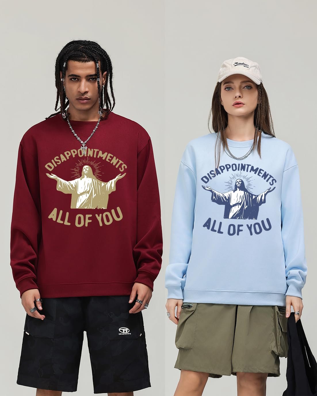 Толстовка Jesus Disappointments All Of You, Толстовки Jesus для женщин, фото №3