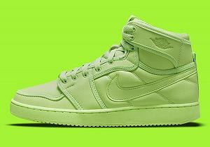 Кроссовки Jordan 1 Retro AJKO Billie Eilish Ghost Green, размер 45.5 synthetic.ua - Фото 1