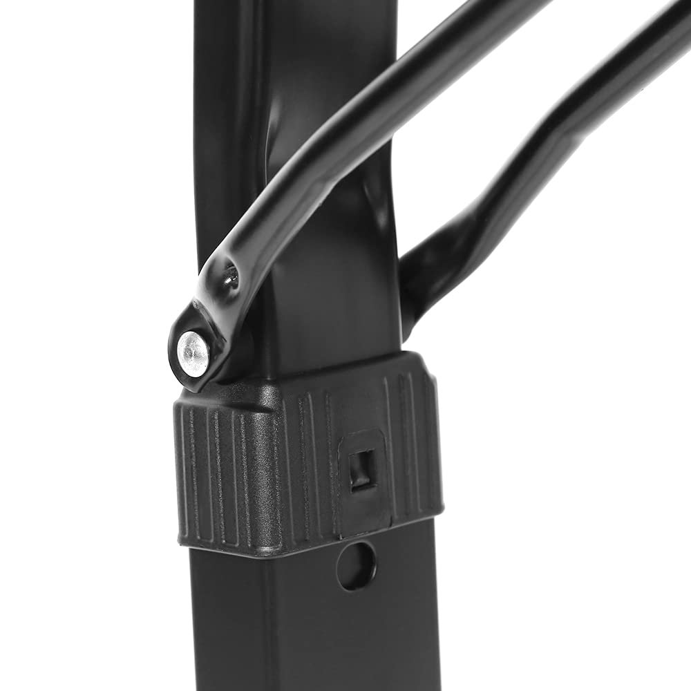 Прикроватный столик складной портативный для ноутбука с регулировкой высоты для спальни гостиной кровати - складной - регулируемый по высоте (43 x 43 x 58 - 69 см), черный, фото №9