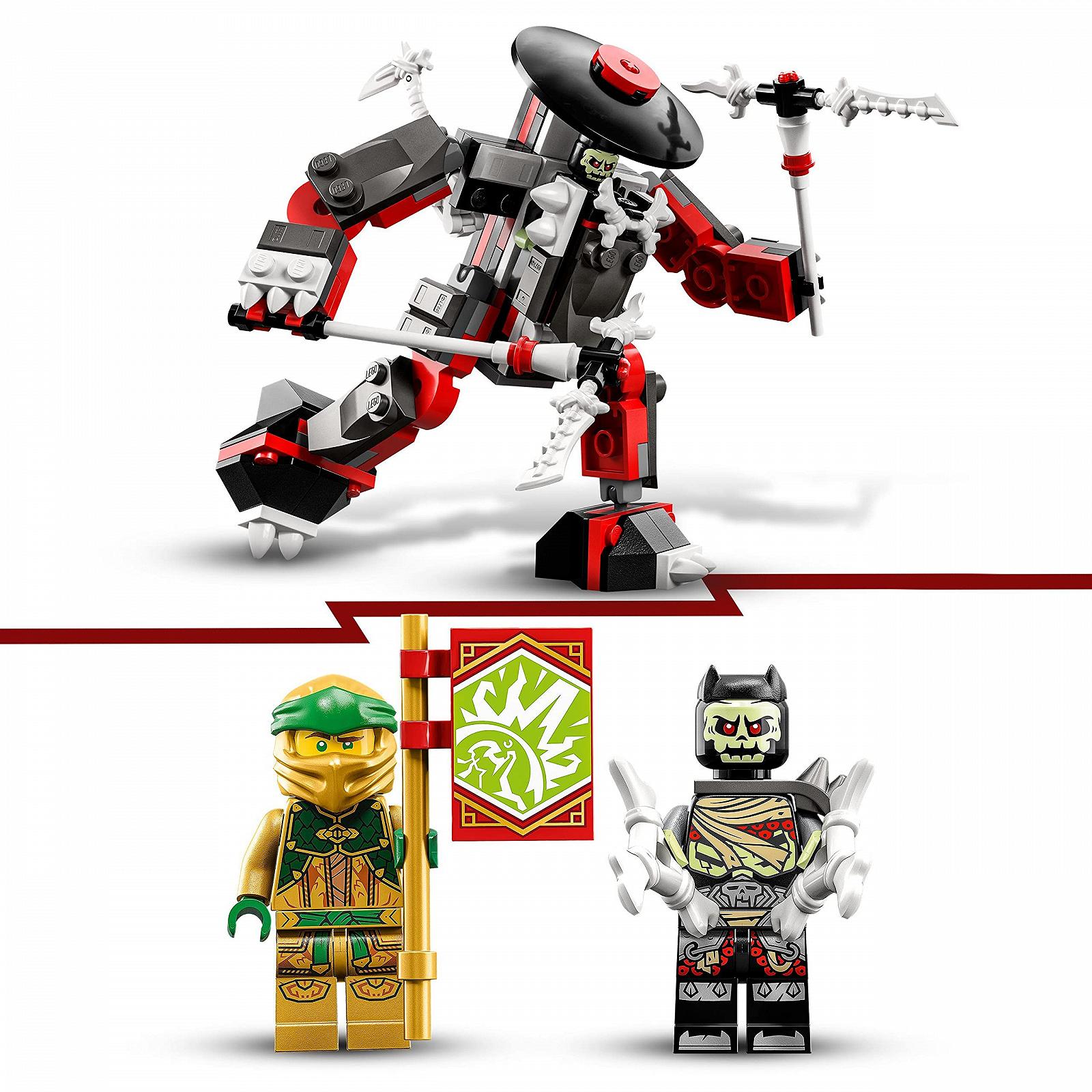Конструктор Lego Ninjago 71781 Мех Ллойда Duel EVO, 2 екшн фігурки з покращуваною фігуркою, колекційна іграшка із Золотим Ллойдом і Скелетоном-Воїном, фото №5 Конструктор Lego Ninjago 71781 Мех Ллойда Duel EVO, 2 екшн фігурки з покращуваною фігуркою, колекційна іграшка із Золотим Ллойдом і Скелетоном-Воїном, фото №5