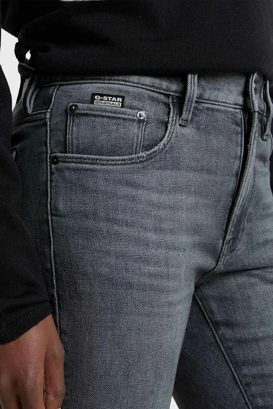 Женские джинсовые джинсы G-STAR RAW - 3301 Skinny Wmn Серый - 27, фото №5 Женские джинсовые джинсы G-STAR RAW - 3301 Skinny Wmn Серый - 27, фото №5