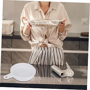 Форма для запекания TOYANDONA Ceramic Round Single Handle Oven Safe White synthetic.ua - Фото 1