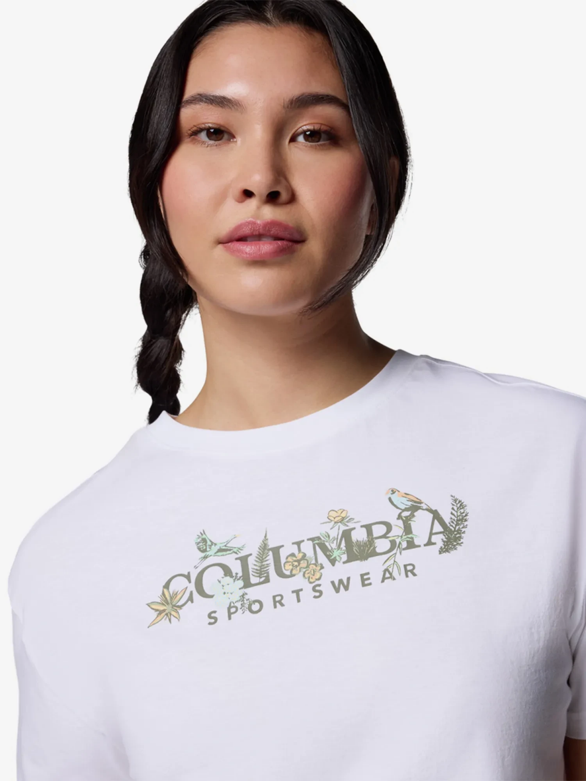 Футболка Columbia Rolling Bend™ Graphic Relaxed Crop SS 2119991CLB-100 белая XS, фото №4