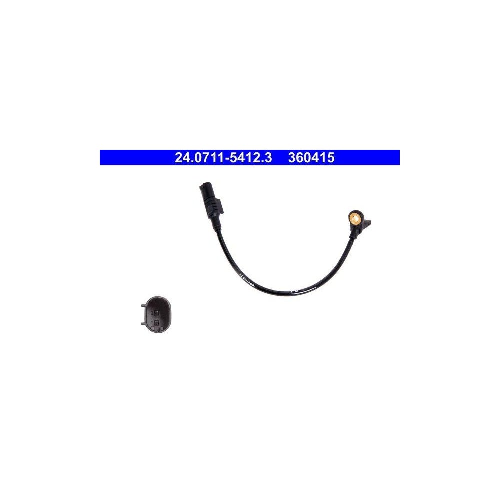 Датчик скорости вращения колеса ATE 24.0711-5412.3 для MERCEDES-BENZ задний мост, фото №1