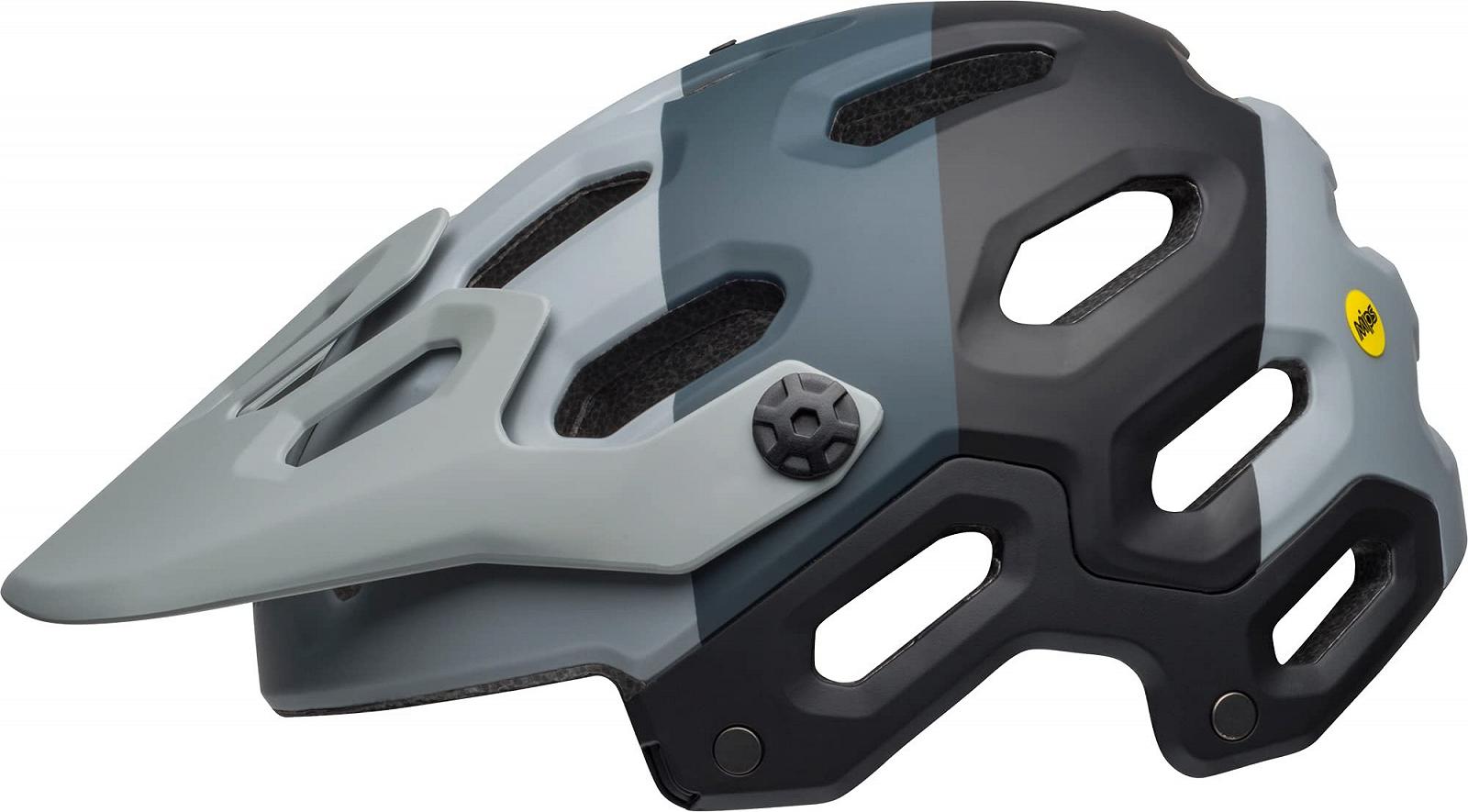 Шлем BELL Super 3R MIPS MTB, Downdraft матовый серый, M/55-59 см, фото №8