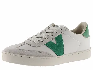 Кеды Victoria Berlin Ciclista Унисекс Кожаный эффект и цветные и разделенные кожаные части в контрастных цветах 1126184 для взрослых - Фото 1