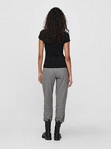Футболка ONLLIVE LOVE LIFE ONECK TOP NOOS JRS 15205059- ONLY Чорний XS synthetic.ua - Фото 1