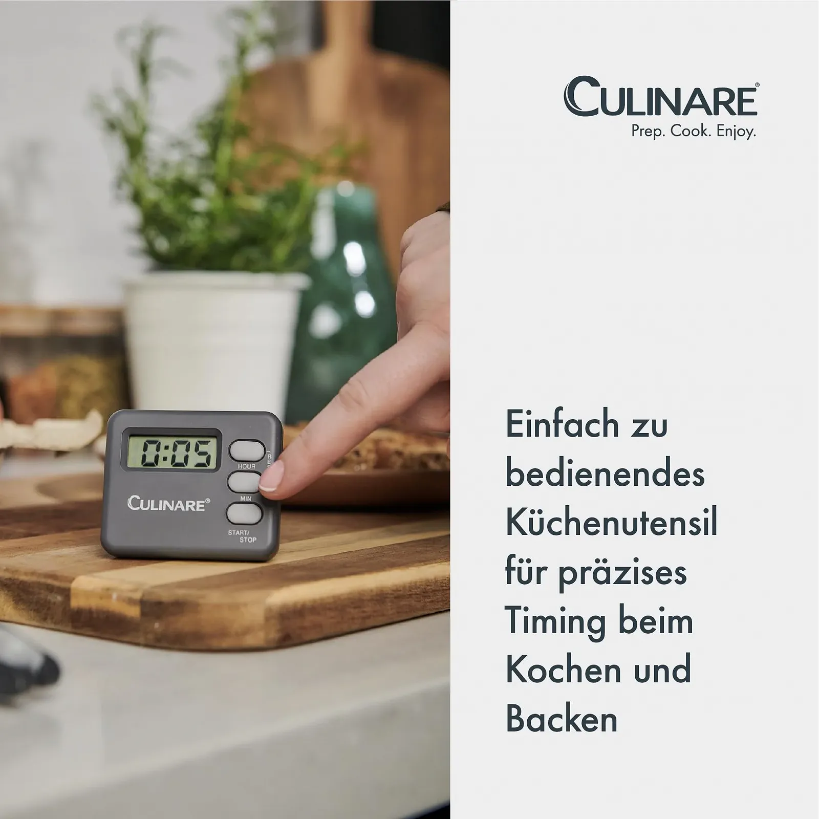 Цифровой таймер Culinare C240401 до 20 часов магнитный Серый, фото №5 Цифровой таймер Culinare C240401 до 20 часов магнитный Серый, фото №5