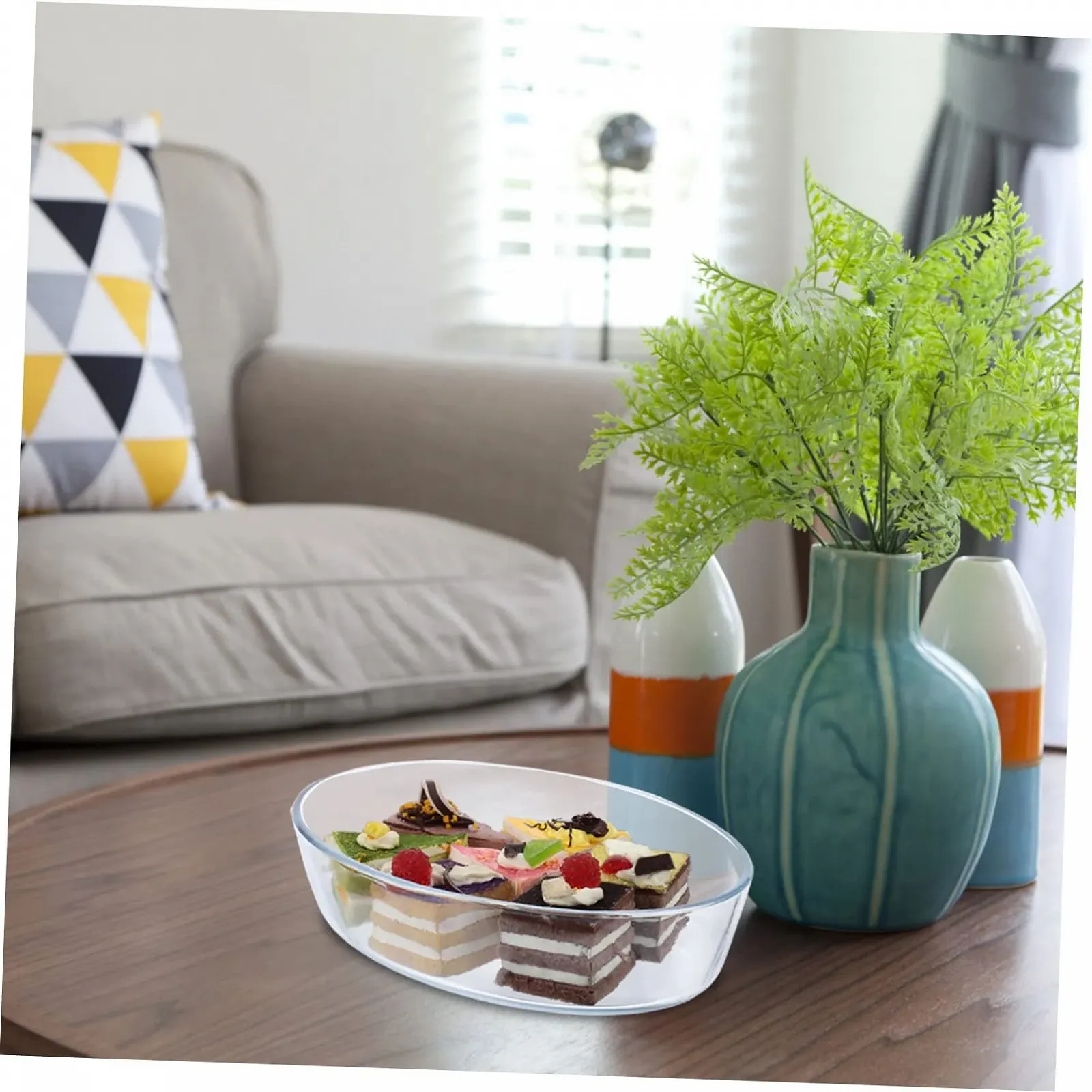 Форма для запікання скляна термостійка 1 штука, фото №5