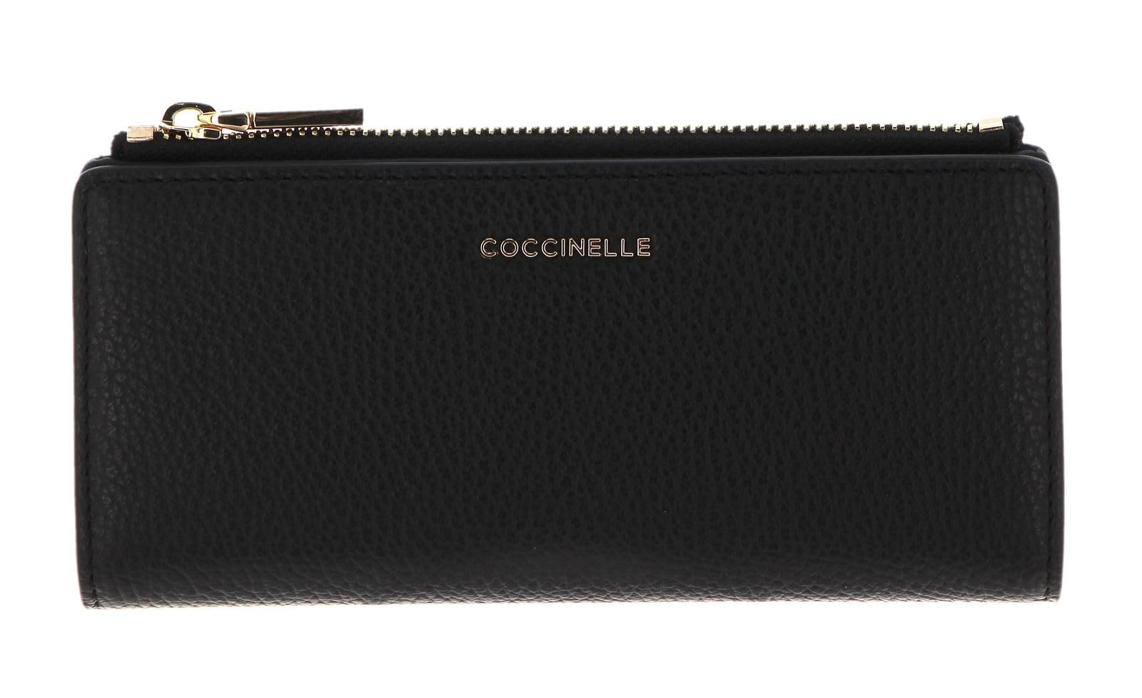 Кошелек Coccinelle Metallic Soft Кожа Grained Черный, черный, Modern, фото №3