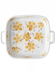 Форма для запекания керамическая квадратная с двумя ручками 710 мл - Фото 1