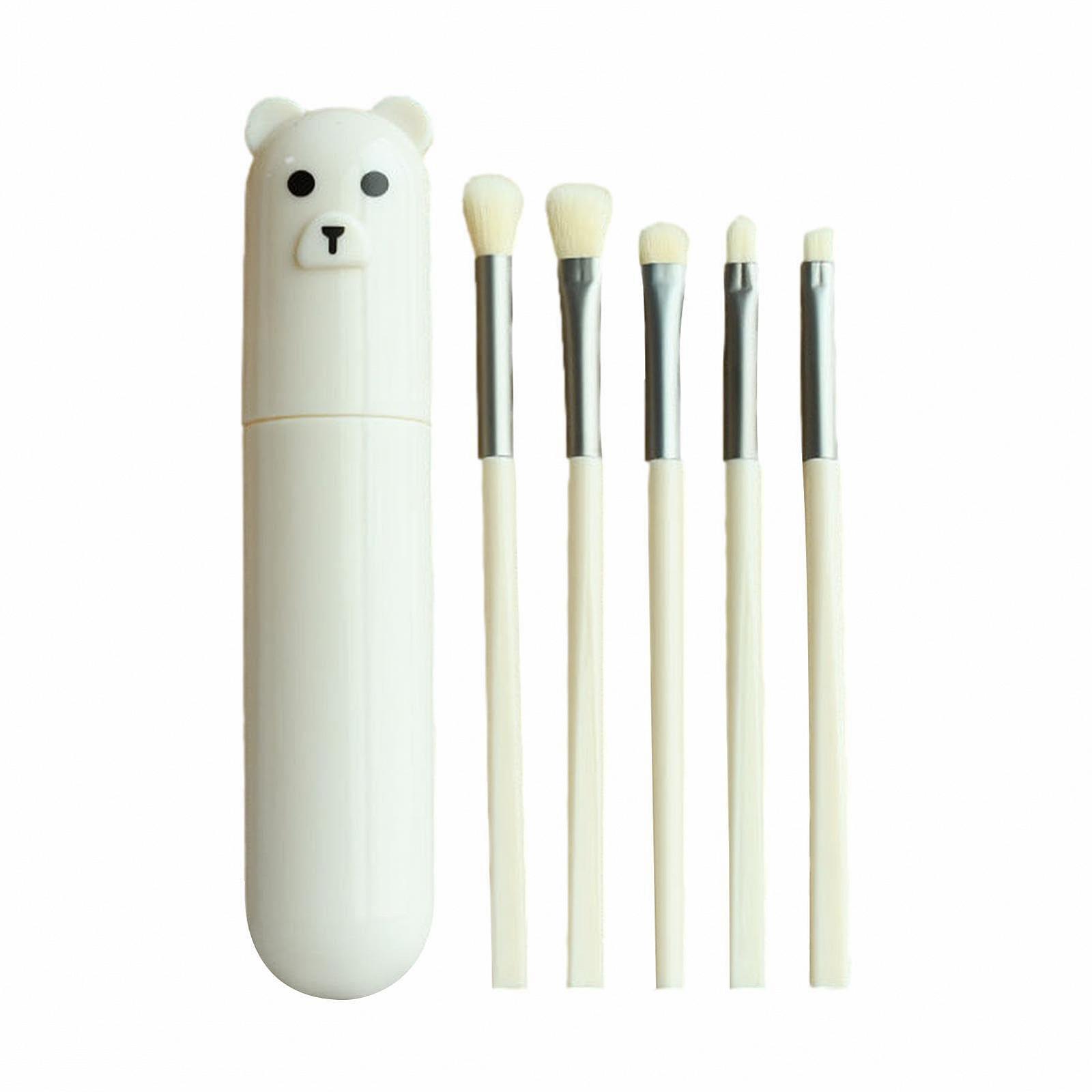 Набор кистей usefulbeauty Eyeshadow Brush для макияжа глаз 5 предметов с футляром, фото №1