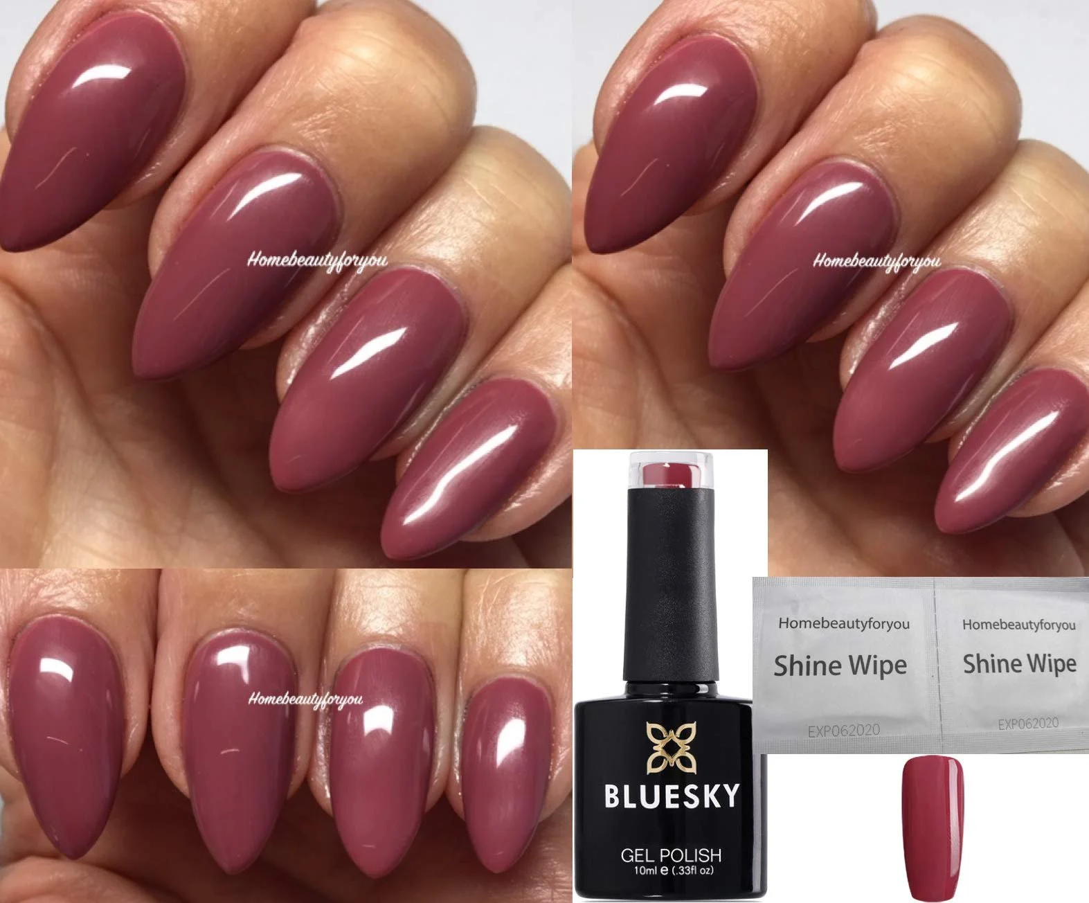 Гель-лак Bluesky Marsala Limited Edition 10 мл, фото №1