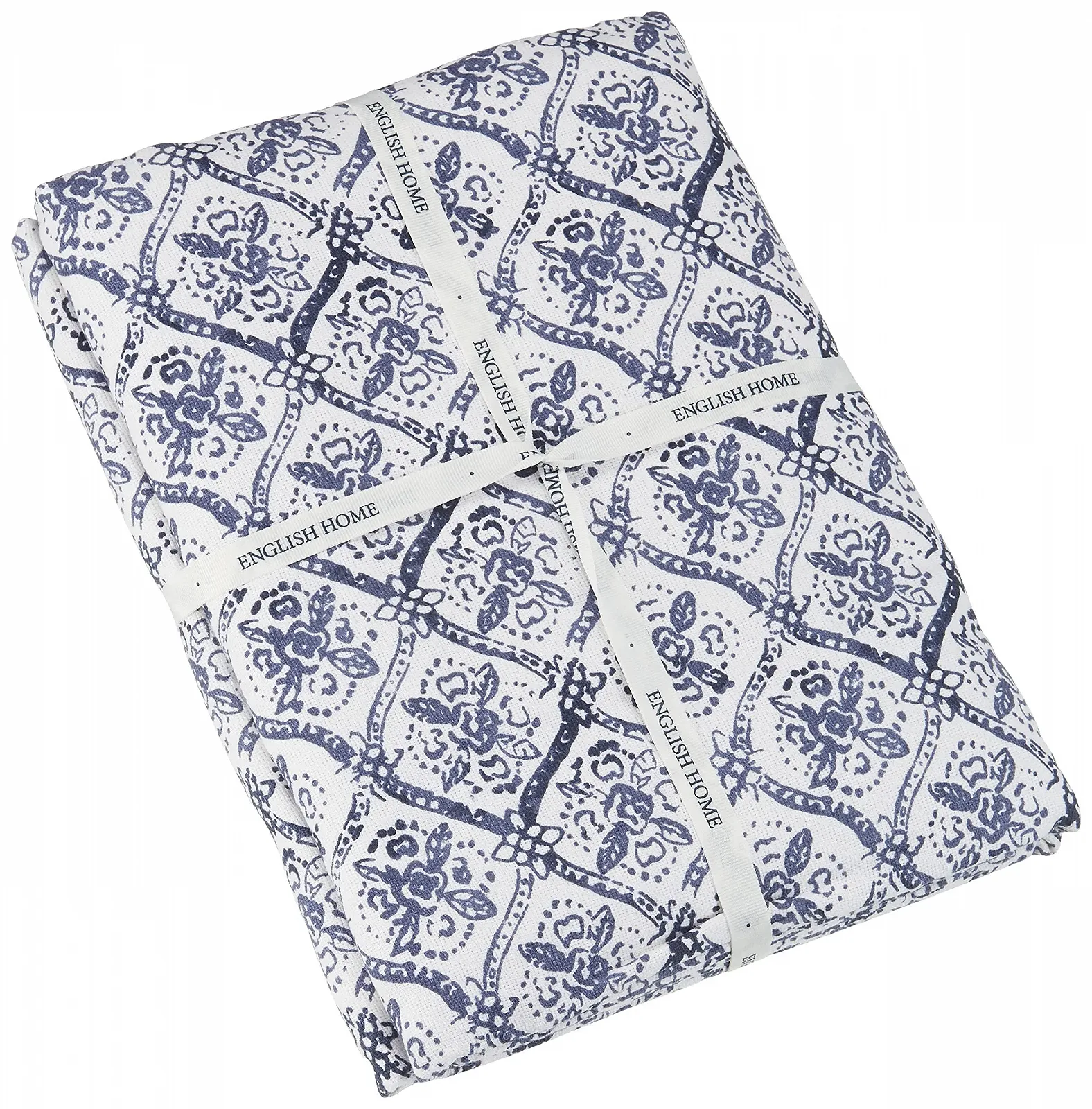 Покривало English Home Gem Roses Print Подвійний Піке 200x220 см Індиго, фото №3