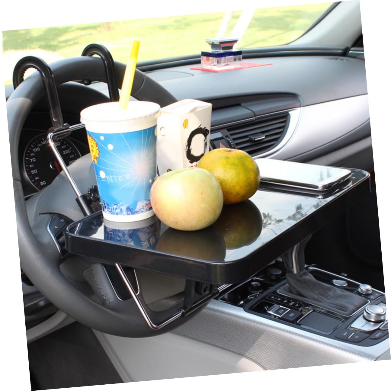 Автомобильный Держатель для Ноутбука Складной с Ящиком, Складной Столик на Спинку Сиденья для Еды и Работы, Компактный Органайзер для Командировок и Семейных Путешествий, Совместим со Всеми, фото №5 Автомобильный Держатель для Ноутбука Складной с Ящиком, Складной Столик на Спинку Сиденья для Еды и Работы, Компактный Органайзер для Командировок и Семейных Путешествий, Совместим со Всеми, фото №5