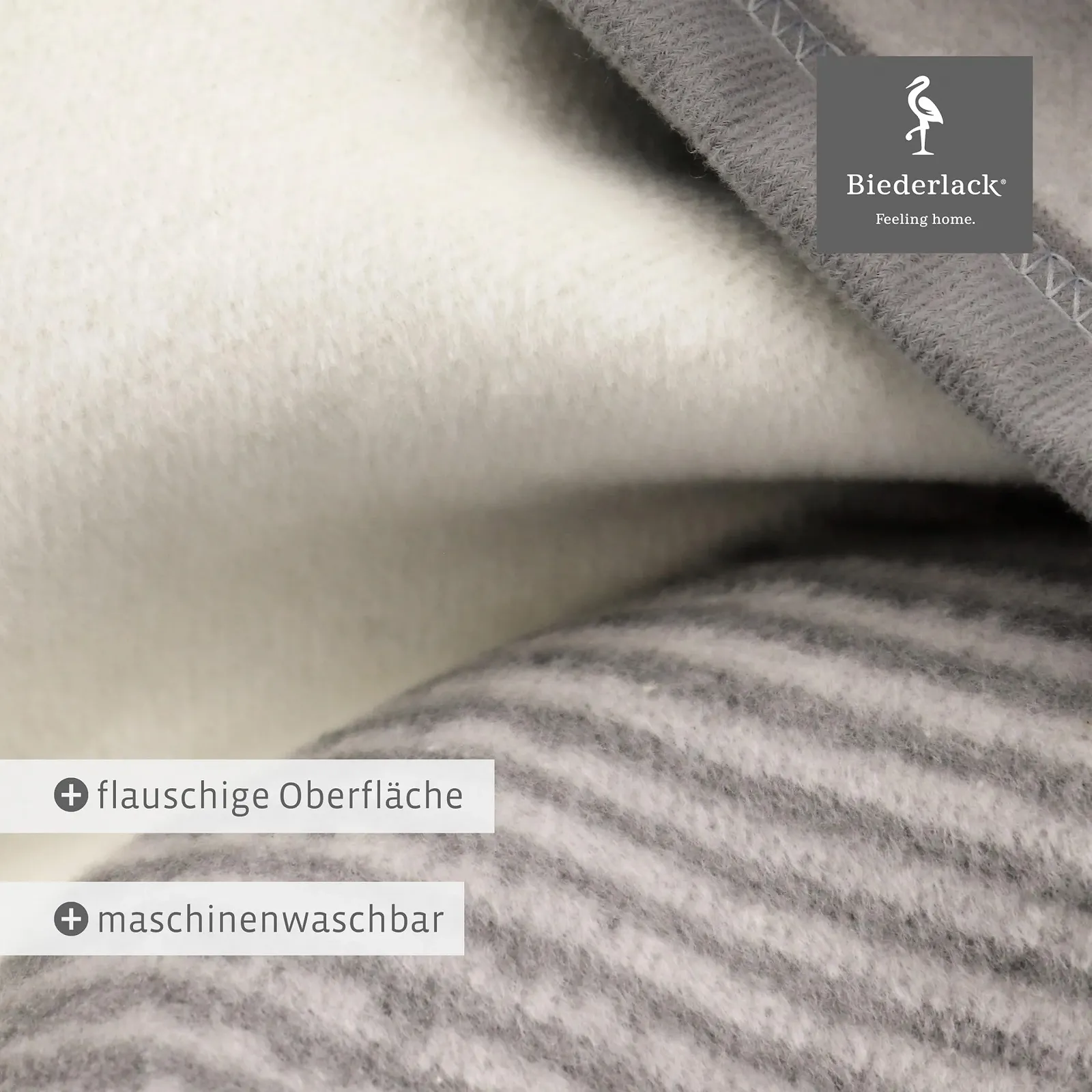 Покривало Biederlack М'яка Покривало Fluffy зроблено в Німеччині, фото №5