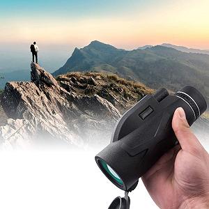Телескоп ADITAM BAK4 Prism Monocular Set 80 x 100 Magnification Zoom с держателем для мобильного телефона и штативом synthetic.ua - Фото 1