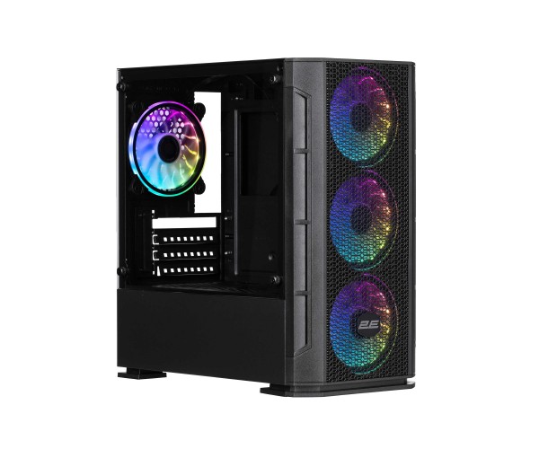2E Gaming Корпус Calleo GB700 без БЖ 2xUSB3.0, 1xUSB2.0, 4x120мм ARGB VGA 320мм LCS ready контролер з пультом TG Side Window mATX чорний, фото №1 2E Gaming Корпус Calleo GB700 без БЖ 2xUSB3.0, 1xUSB2.0, 4x120мм ARGB VGA 320мм LCS ready контролер з пультом TG Side Window mATX чорний, фото №1