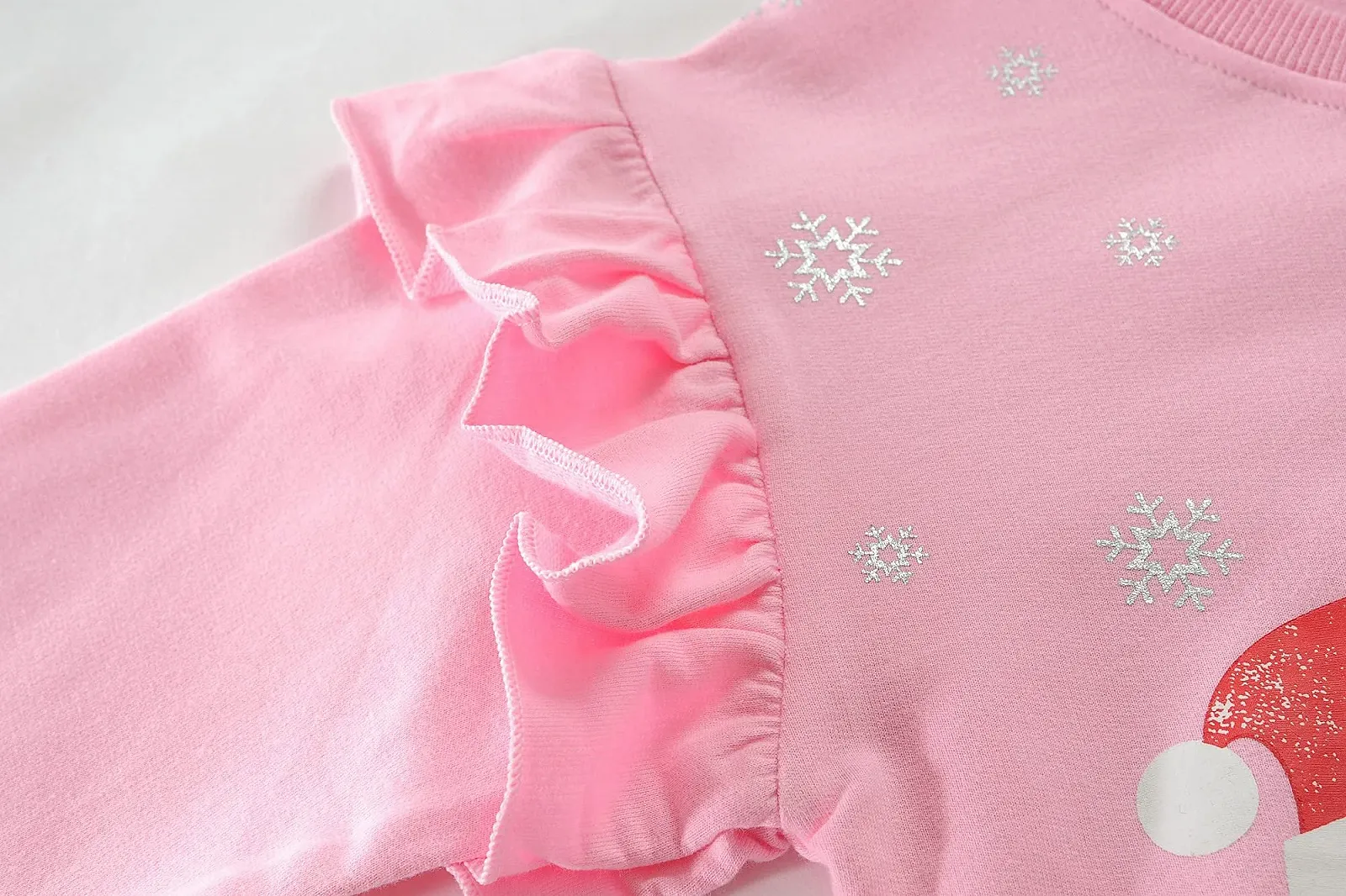 CM-Kid Толстовка Різдвяна для дівчинки з довгими рукавами Дитяча Бавовняна Тепла, фото №5