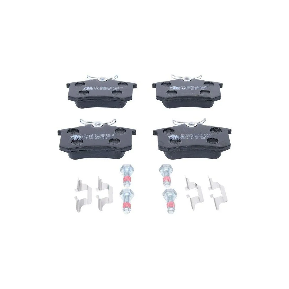 Комплект гальмівних колодок, дискові гальма ATE 13.0460-2984.2 для SEAT VAG, задня вісь, фото №1