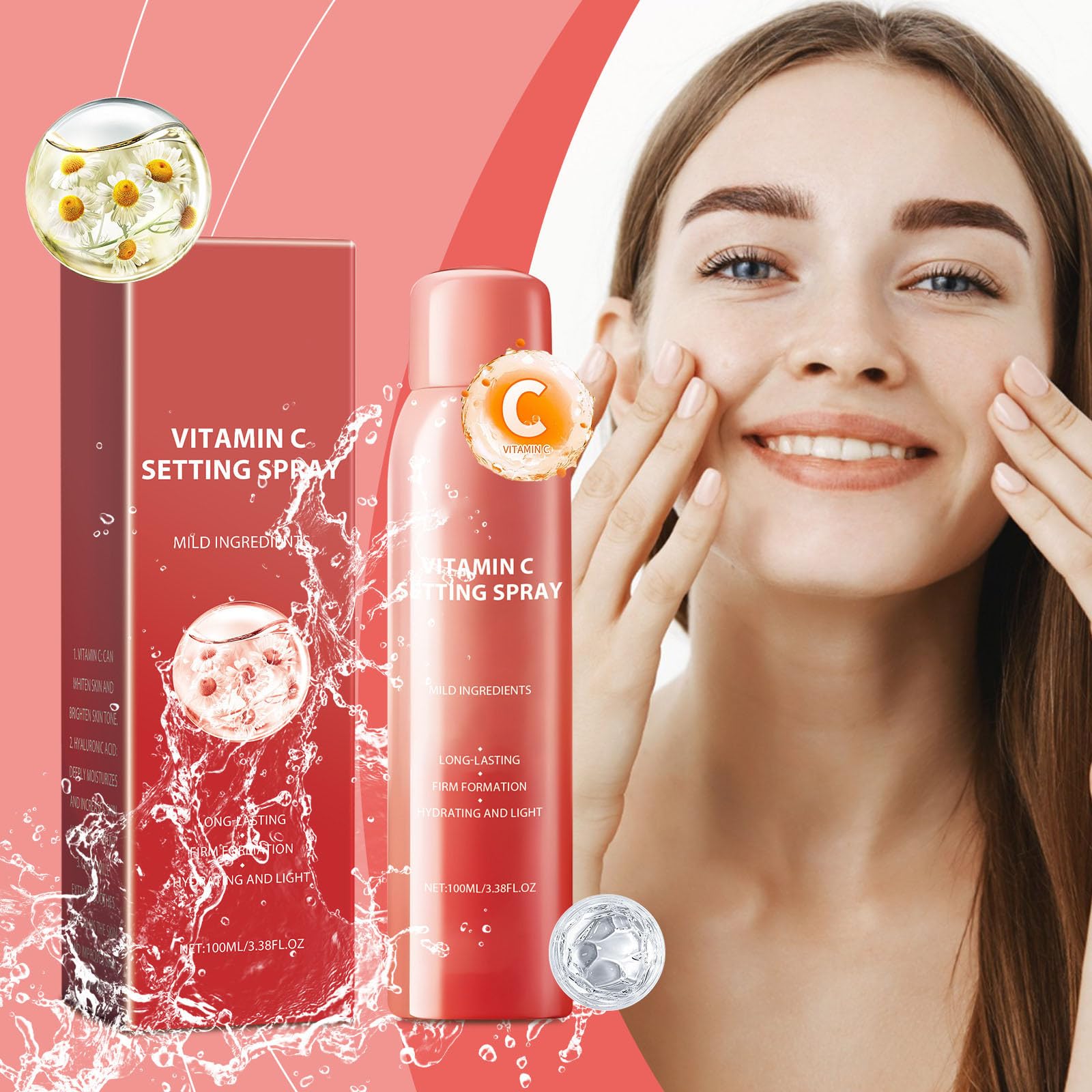 Спрей для закріплення макіяжу зволожуючий з вітаміном С, фото №5 Спрей для закріплення макіяжу зволожуючий з вітаміном С, фото №5