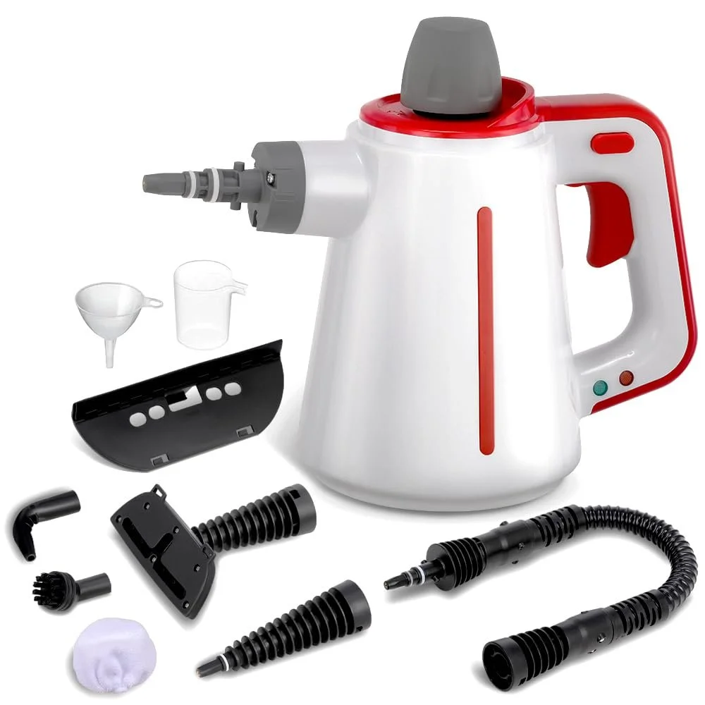 Пароочисник Irishom 900-1050 Вт 3 бар 3,5 л Біло-червоний, фото №1 Пароочисник Irishom 900-1050 Вт 3 бар 3,5 л Біло-червоний, фото №1