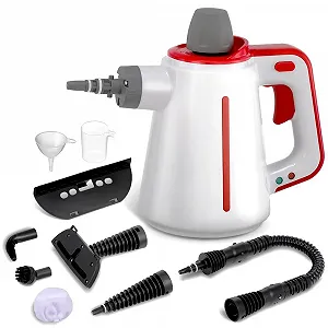 Пароочисник Irishom 900-1050 Вт 3 бар 3,5 л Біло-червоний - Фото 1