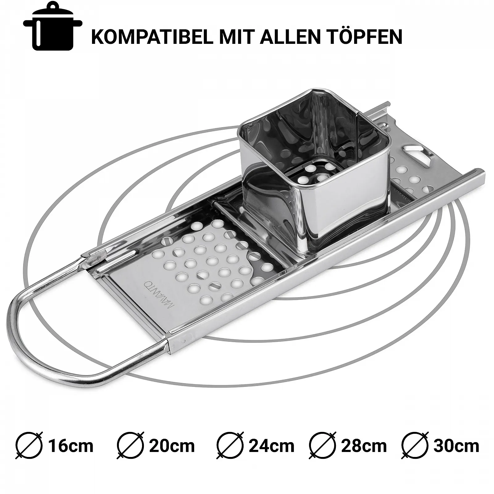 Слайсер для шпецле из нержавеющей стали, фото №4