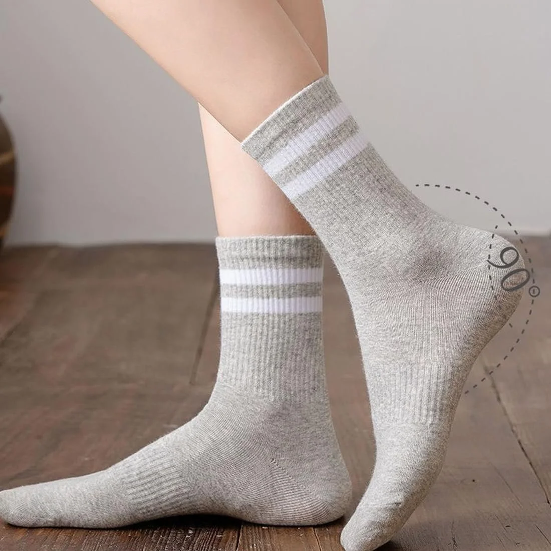 Спортивні шкарпетки Сірий, 3 пари, розмір 34-38, фото №2 Спортивні шкарпетки Сірий, 3 пари, розмір 34-38, фото №2