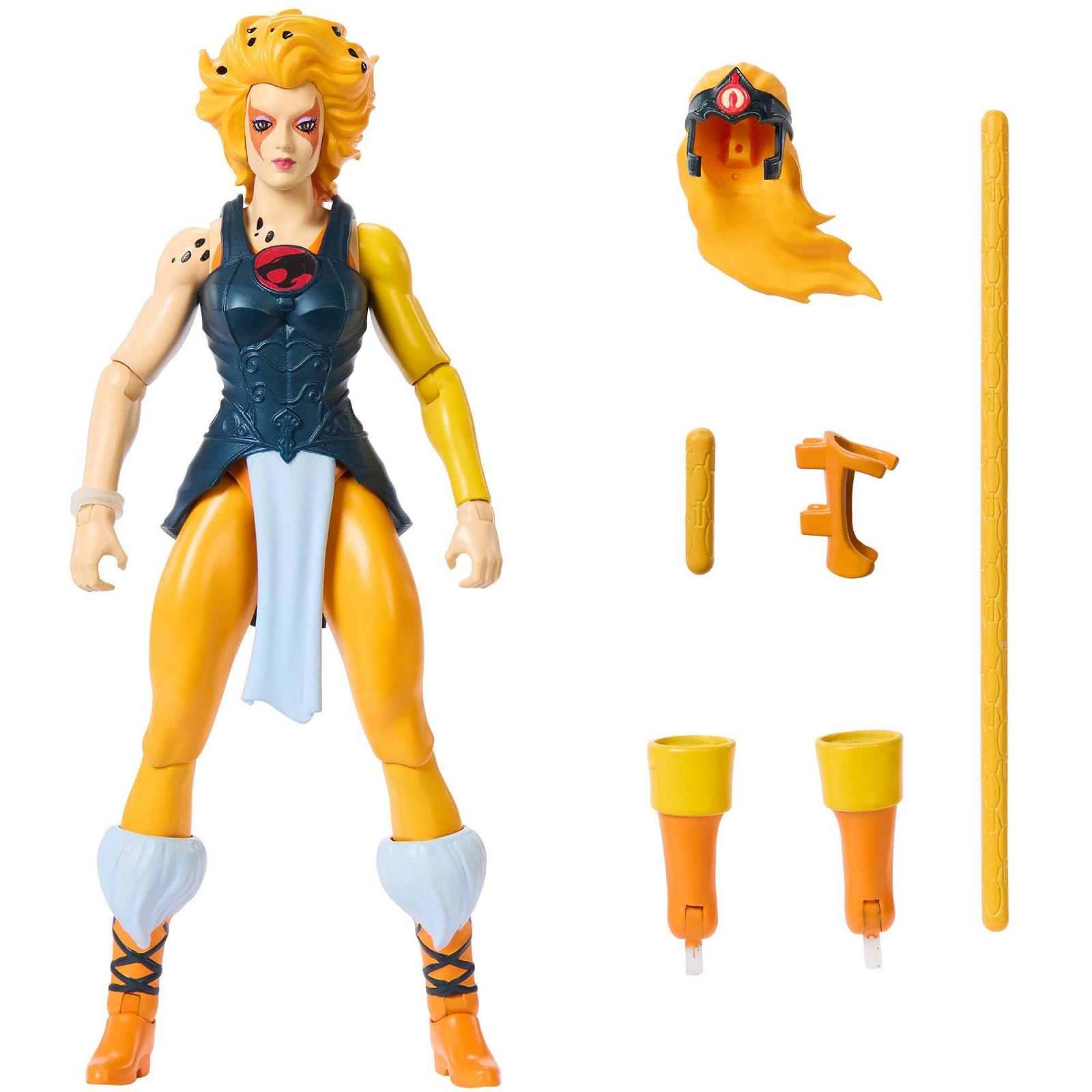 Фигурка Masters of The Universe Origins & Thundercats Cheetah, 14 см, со съемной броней, посохом и мини-комиксом, фото №1