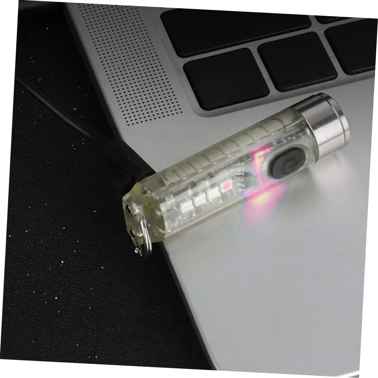 Світлодіодний ліхтарик DOITOOL USB Брелок USB Акумуляторний Auspc Нержавіюча сталь Маленький Підвісний, фото №5