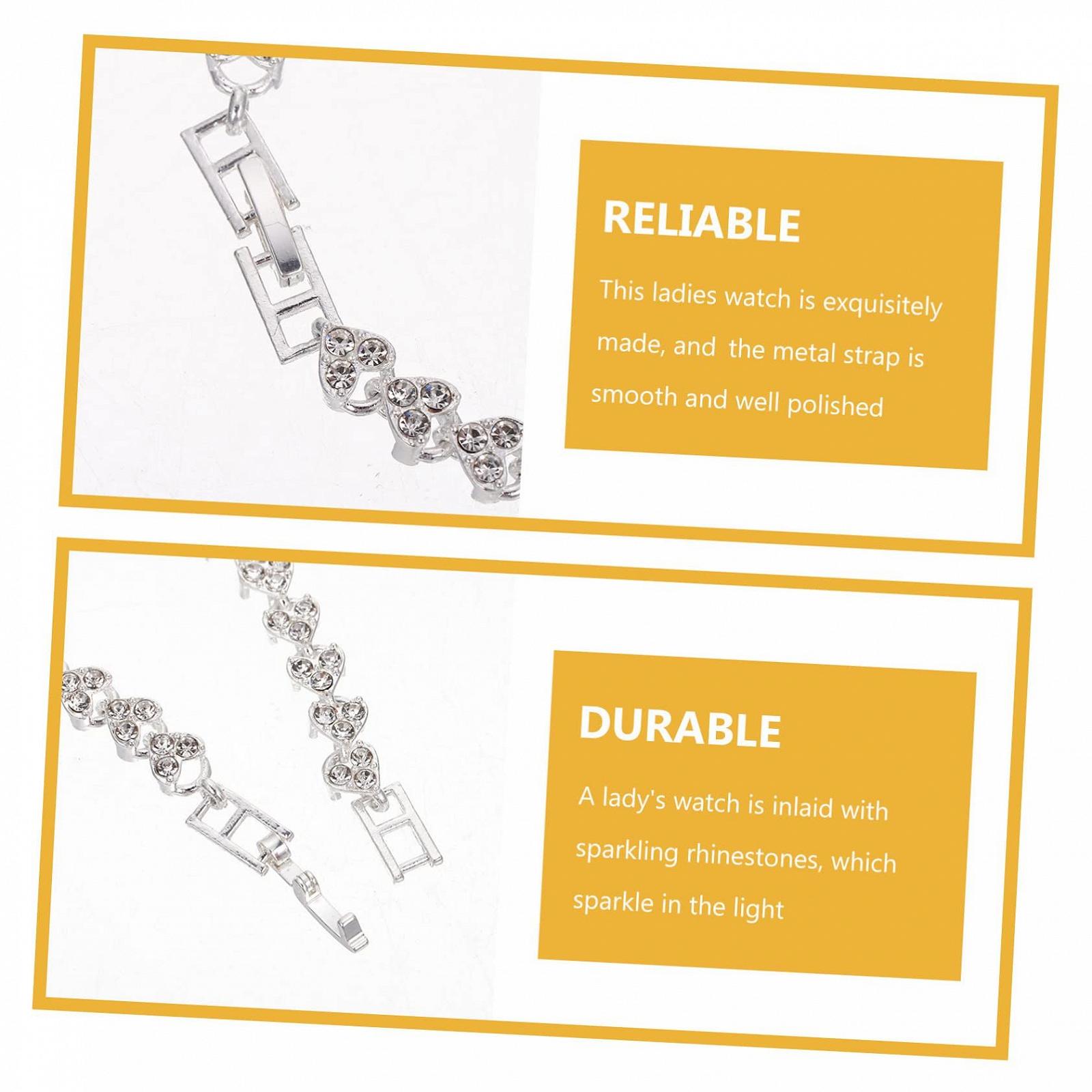 Жіночий годинник LIFKOME 1 Set з ремінцем, інкрустований стразами, фото №9 Жіночий годинник LIFKOME 1 Set з ремінцем, інкрустований стразами, фото №9