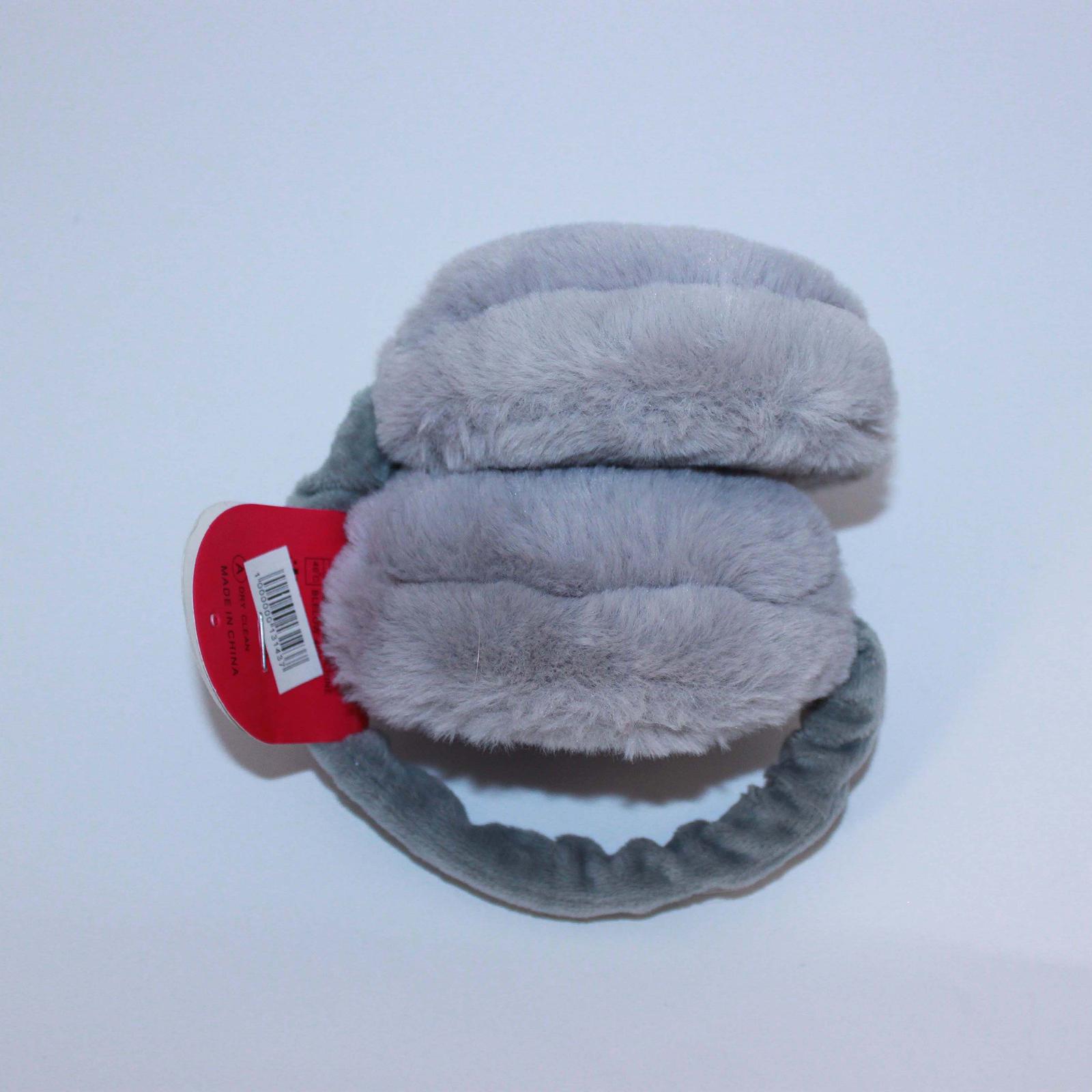 Меховые наушники SnowyWin Трансформер Светло-серый 042220, фото №4