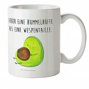 Детская чашка Mr. & Mrs. Panda Авокадо Со свистком Пластиковая - Фото 1