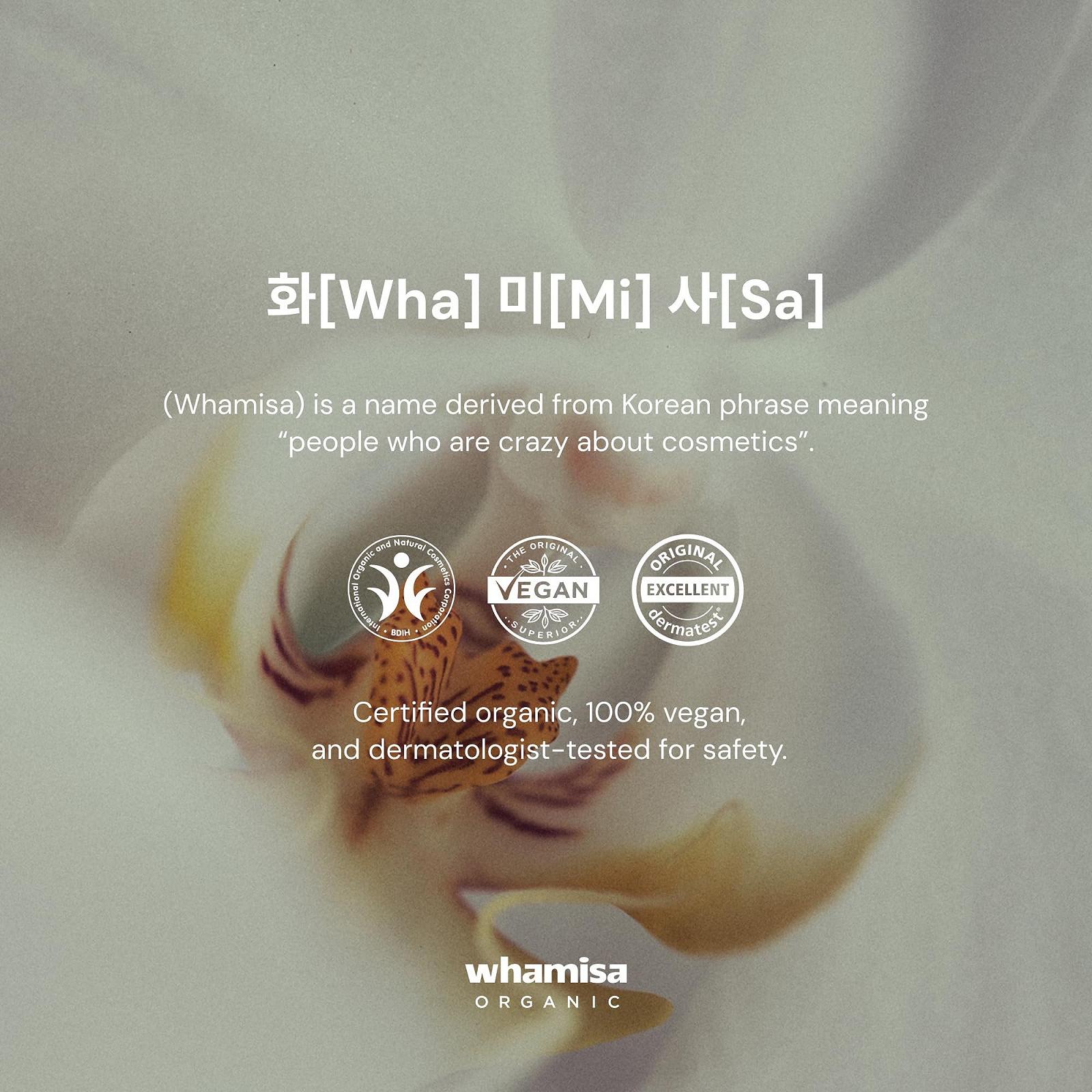 Гель для очищення тіла Whamisa Organic Seeds Relaxing Fermented Postbiotic Anhydrous 490 мл, фото №8