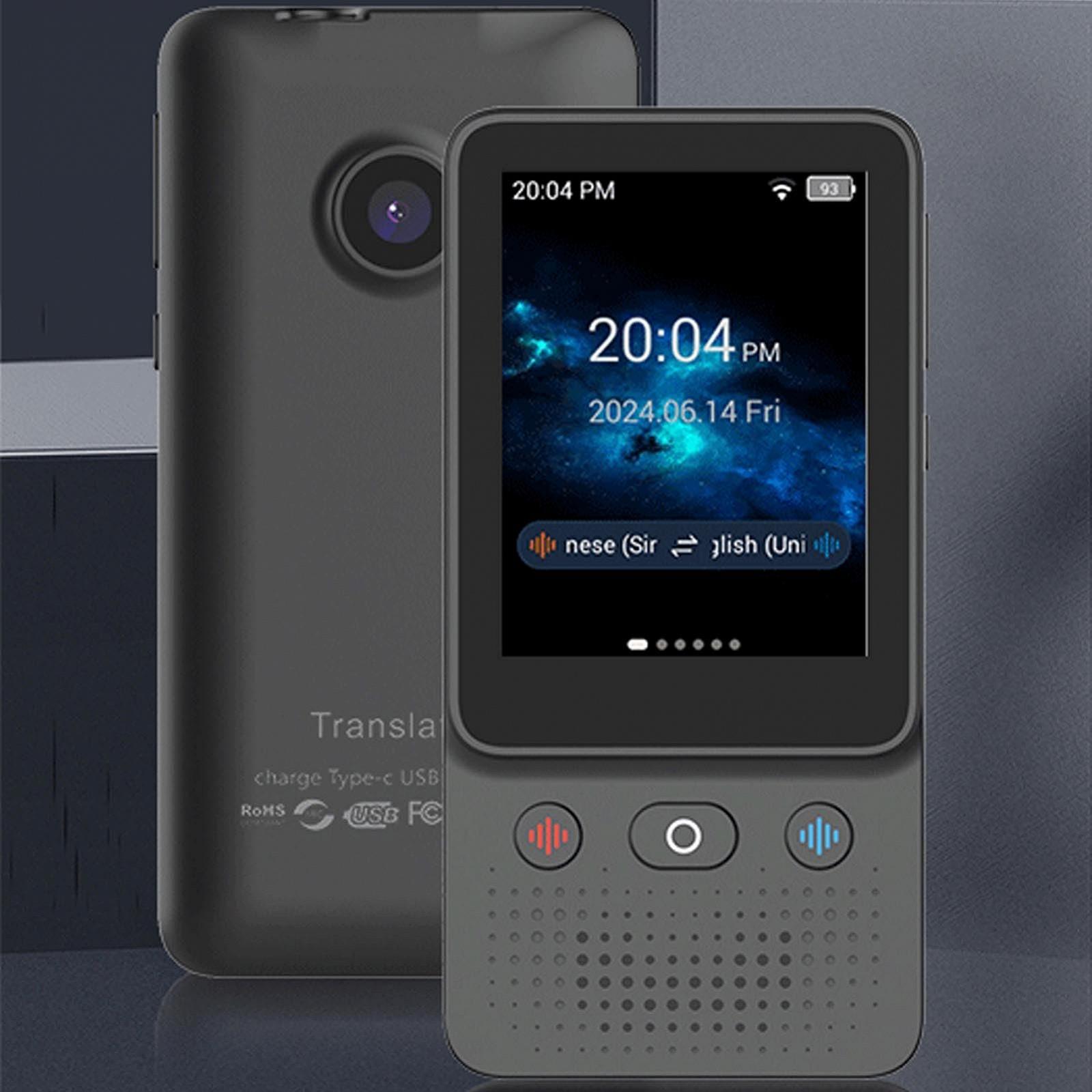 Голосовой переводчик Bewinner, WiFi, 2-сторонний, умный, 138 языков, 1 ГБ + 8 ГБ, оффлайн-запись, фотоперевод голоса для бизнеса и обучения, фото №2