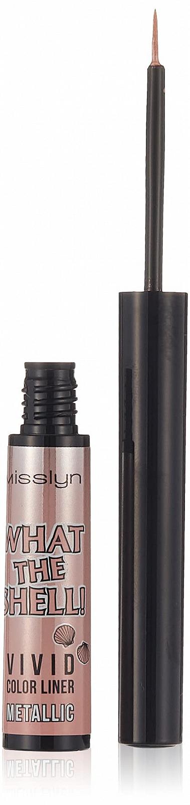 Жидкая подводка Misslyn What The Shell! Vivid Color Liner 4 Kiss My Bubble 5мл, фото №1