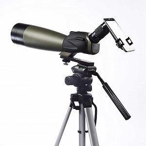 Телескопический монокуляр Spacmirrors 22-66x100 Super Telephoto Zoom Bak4 Призма Водонепроницаемый с треногой для мобильного телефона synthetic.ua - Фото 1