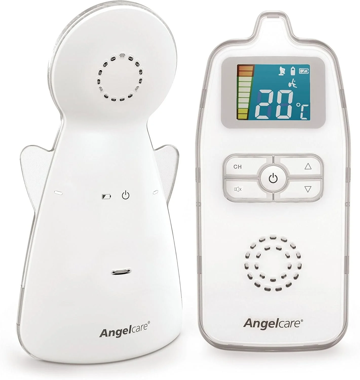 Детская радионяня Angelcare AC423-D / до 250 м / Белый, фото №2